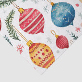 Grappige kerstversiering tissuepapier (Detail)