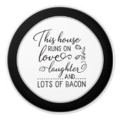 grappige keuken woorddecor keramische knop (Voorkant)