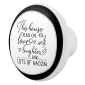 grappige keuken woorddecor keramische knop (Rechts)