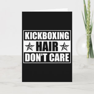 Grappige kickboks kunst voor mannen vrouwen kickbo kaart
