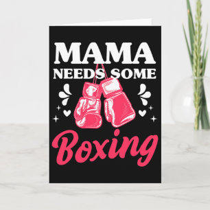 Grappige Kickboks Moeder Heeft Wat Bokstraining No Kaart