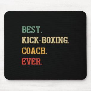 Grappige kickbokscoach cadeau beste kickbokscoach muismat