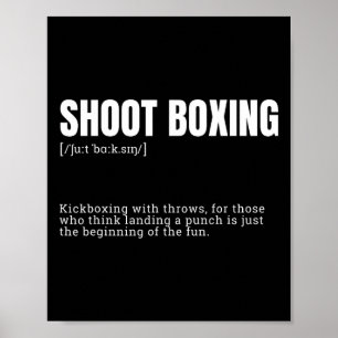 Grappige Kickboksen Enthousiast Woordenboek Defini Poster