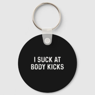 Grappige kickboksen Muay Thai lichaams trappen Sleutelhanger