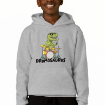 Grappige Kid Drummer - Prehistorisch Dier