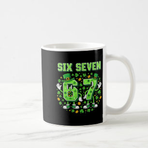 Grappige kids meme 67 zes zeven st. patricks dag g koffiemok