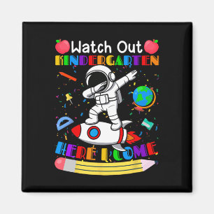 Grappige Kijk uit kleuterschool hier kom ik astron Magneet