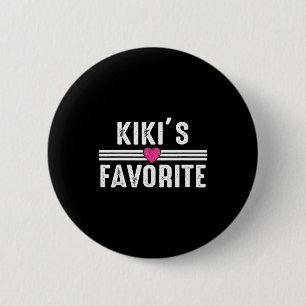 Grappige Kiki'ss Favoriete Zoon Dochter Ik ben Kik Ronde Button 5,7 Cm