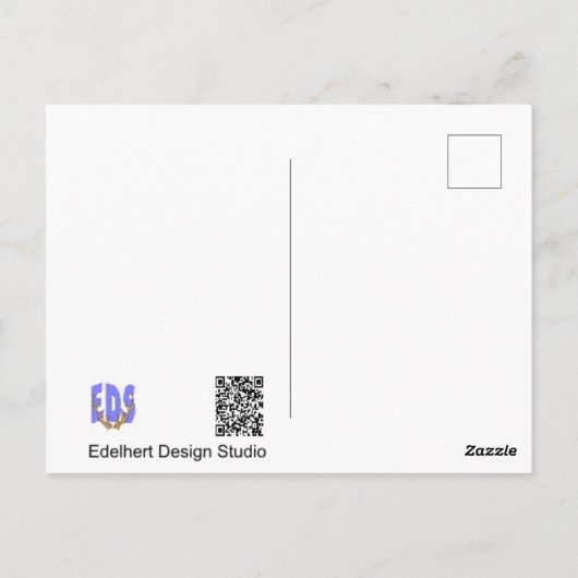 Grappige kikker aangepaste tekst Gefeliciteerd ver Briefkaart (Achterkant)