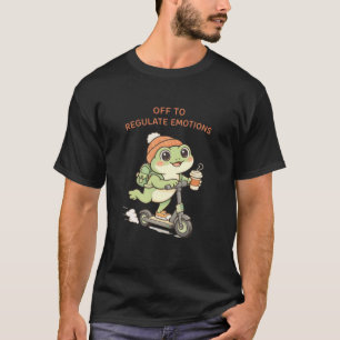 Grappige kikker geestelijke gezondheidsadviseur ga t-shirt