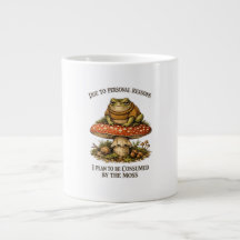 Grappige Kikker Paddenstoel