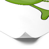 grappige kikker poster (Hoek)