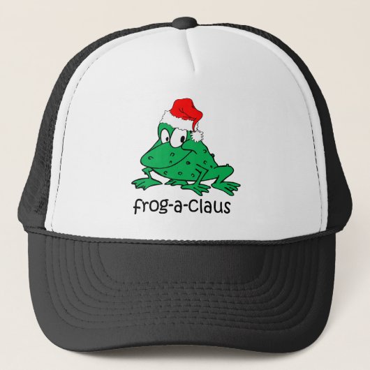 grappige kikker trucker pet (Voorkant)