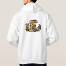 Grappige Kikker Werkgezicht Hoodie - Kantoorhumor