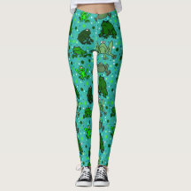 Grappige Kikkers Cartoon Leggings