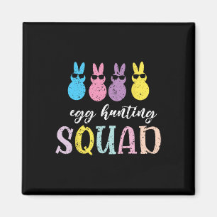 Grappige Kinder Byby Egg Hunting Squad Magneet