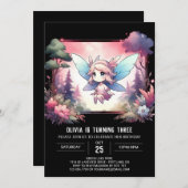 Grappige Kinder feeënverjaardag Kaart (Voorkant / Achterkant)