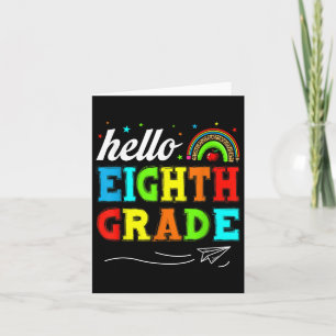 Grappige Kinder Hallo studenten Kaart