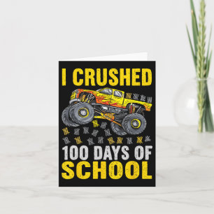 Grappige Kinder ik verpletterde 100 dagen schooljo Kaart