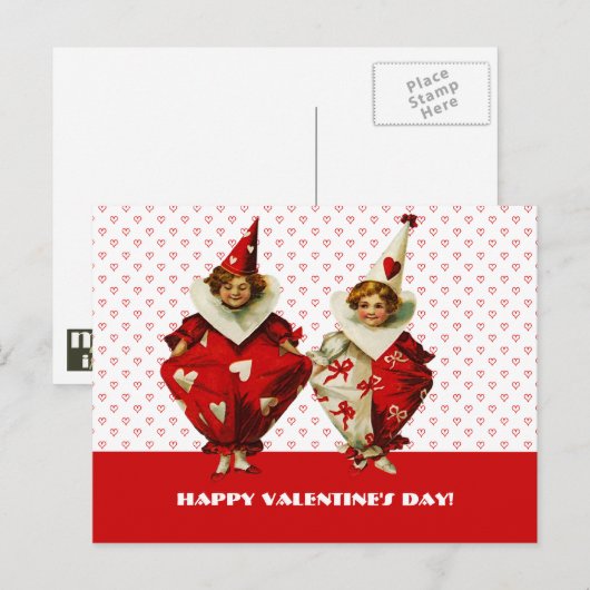 Grappige Kinder Valentijnsdag Feestdagenkaart (Voorkant / Achterkant)