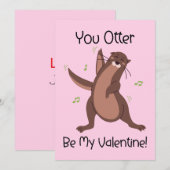 Grappige kinder Valentijnskaart Feestdagenkaart (Voorkant / Achterkant)