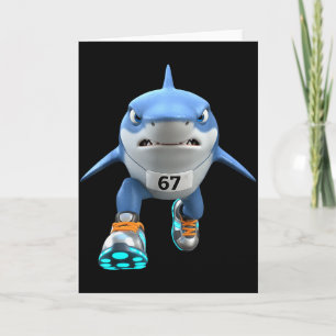 Grappige Kinderen 67 Meme Tralalero Tralala Renner Kaart
