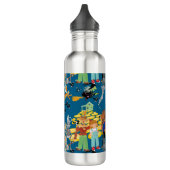 Grappige kinderfiguren waterfles  (Links)