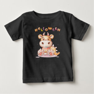 Grappige kinderlijke Halloween Dino peuter