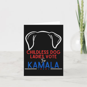 Grappige kinderloze hondendames stemmen op Kamala Kaart