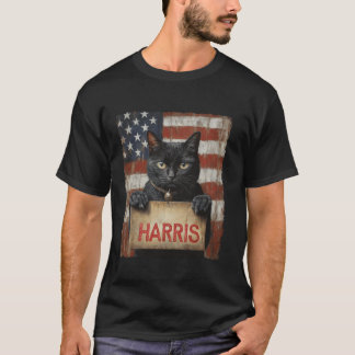 Grappige kinderloze kattendames voor Harris 2024 T T-shirt