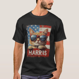 Grappige kinderloze kattendames voor Harris 2024 T T-shirt