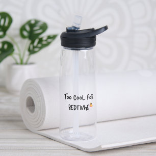 Grappige kinderwaterfles Te cool voor bedtijd Cute Waterfles