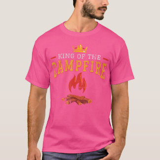 Grappige King of the Campfire Shirt voor de outdoo
