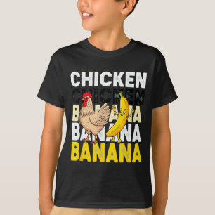 Grappige Kip Banaan Dans Meme Voor Kinderen & Volw T-shirt
