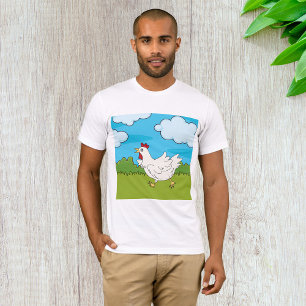 Grappige Kip Die Rent Boerderij Dier T-shirt