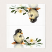 grappige kip ・ Gevouwen Visitekaartjes (Buitenkant ongevouwen)