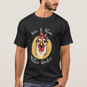 Grappige Kip Hen Haan Vogel Cadeau voor Moeder Mam T-shirt