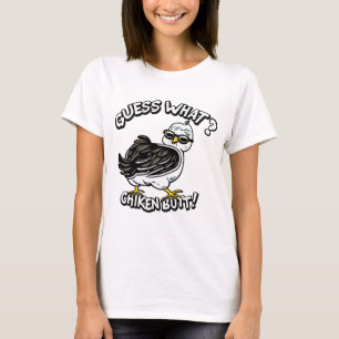 Grappige kip meme Raad eens? Kippenkont! T-shirt