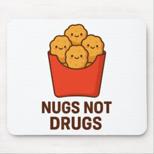 Grappige Kip Nugget Humor, Nugs Niet Drugs _1 Muismat