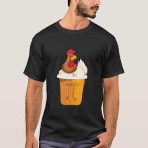 Grappige Kip Pot Pi Dag 3.14 Wiskunde Docent Manne T-shirt
