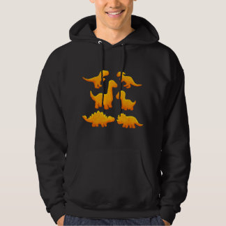 Grappige Kipnugget Dino Kunst Dinosaur Kipnugget Hoodie