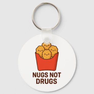 Grappige Kipnugget Humor, Nuggets Niet Drugs _1 Sleutelhanger