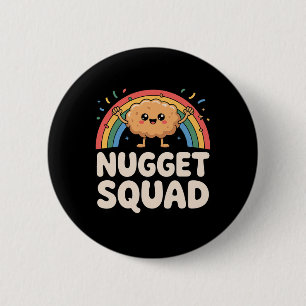 Grappige Kipnugget Kunst Voor Mannen Vrouwen Kinde Ronde Button 5,7 Cm