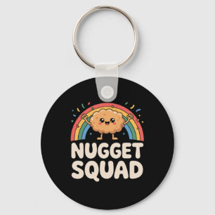 Grappige Kipnugget Kunst Voor Mannen Vrouwen Kinde Sleutelhanger