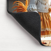 Grappige kippen met eieren muismat (Hoek)