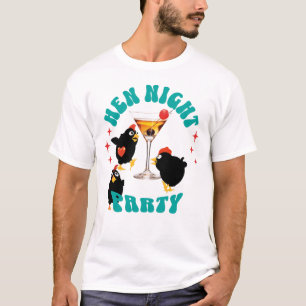 Grappige Kippen Nacht Feest Grappige Kip T-shirt