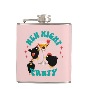 Grappige Kippen Nachtfeest Grappige Kip Heupfles