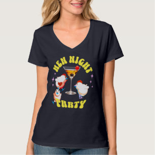 Grappige Kippen Nachtfeest Grappige Kip T-shirt