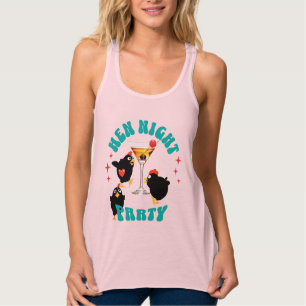 Grappige Kippen Nachtfeest Grappige Kip Tanktop