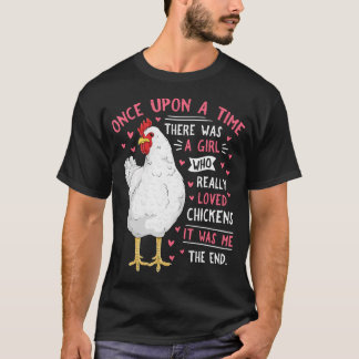 Grappige Kippenliefhebber Vrouwen Meisjes Schattig T-shirt